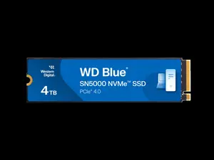 Western Digital Blue SN5000 4 TB M.2 NVMe PCIe Gen 4.0 Internal High-Speed SSD, WDS400T4B0E Data Storage Drive, M.2 Ssd, High-Speed Ssd Ssd