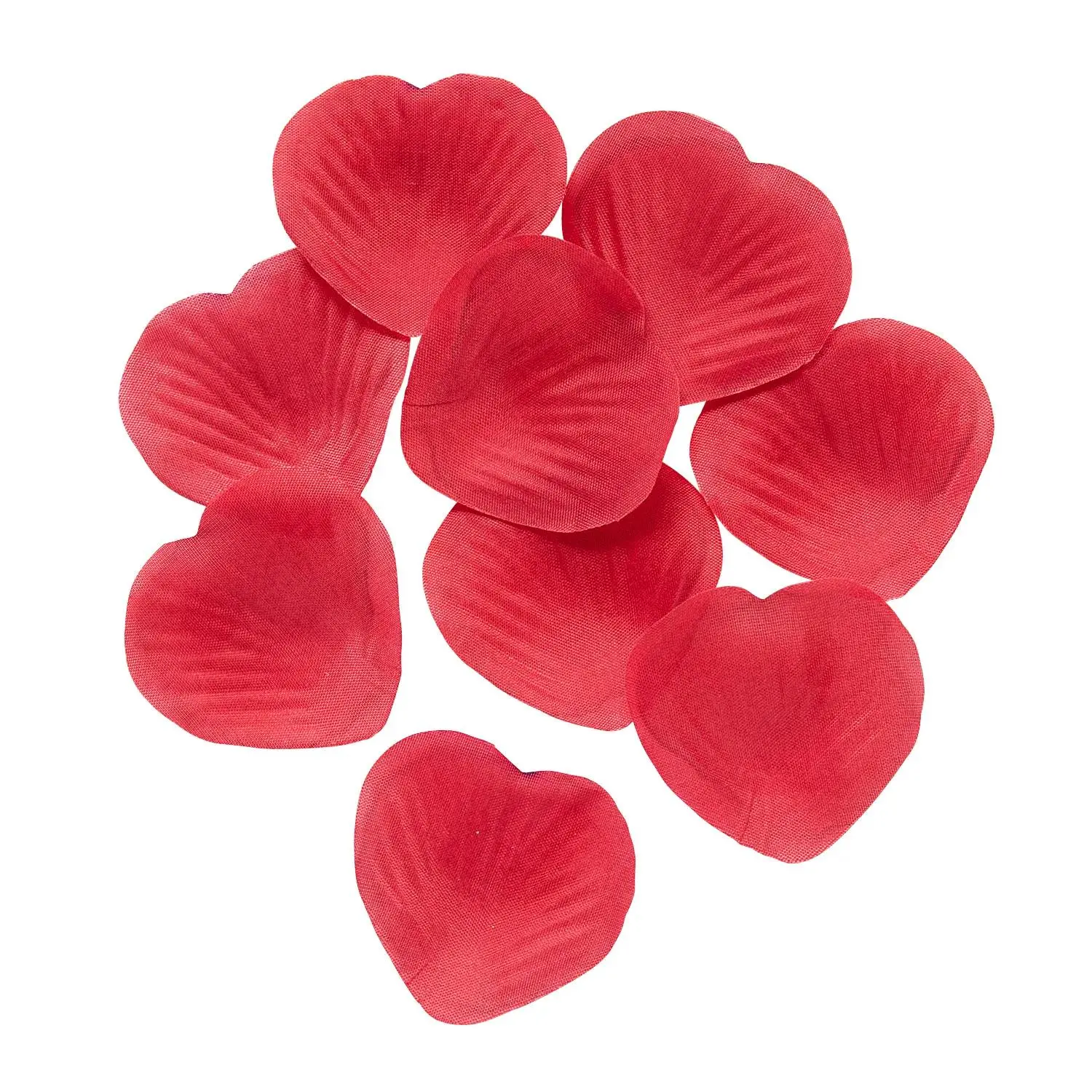 Organza Rose Petals Decorative Flowers - 200 Pcs Festive Party Supplies, Save Money Reusable Accents for Wedding Down the Aisle, Guest Tables, Wedding Dresses