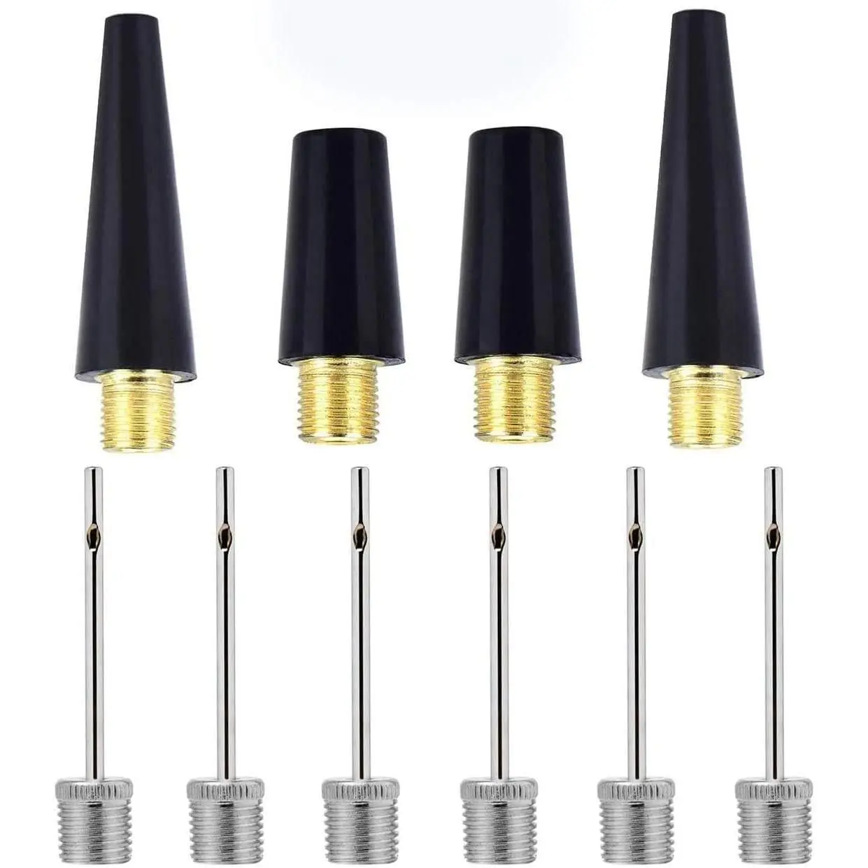 Ball Pump Needle, Air Pump Needle, Inflation Needles Nozzle for Basketball Football Volleyball Swim Ring Balloon, All Other Sports Balls -10PACK