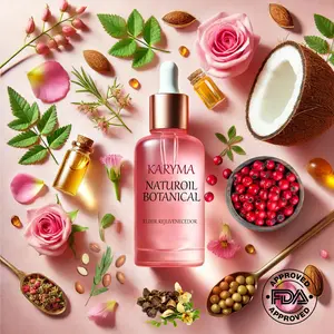 NATUROIL BOTANICAL OIL for Facial Massage 30ML - Nourishing Blend of Almond, Moringa, Rosehip, and Coconut Oils for Radiant Skin