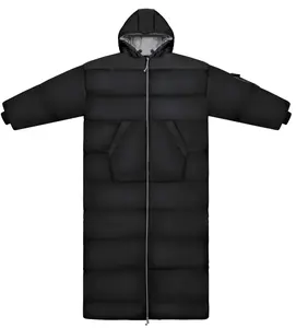 Balck Long Sleeve Sleeping Bag Jacket S-L