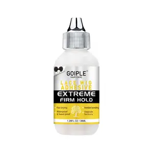 Goiple Lace Glue for Lace Front Wigs 38ML- Waterproof Wig Glue Strong Hold Adhesive Transparent Hair Bonding for Hair Replacement Gel Haircare