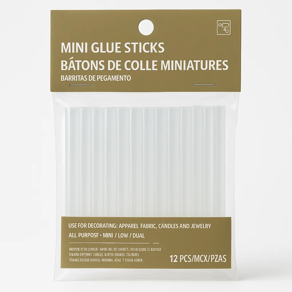 Multipurpose Mini Glue Sticks - 12 Pack