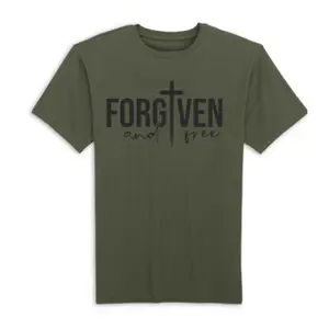 Forgiven Women's Fitted Short Sleeve Crew Neck Tee in BCI Cotton for Summer Casual Wear