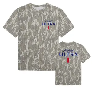 Michelod Ultra Mossy Oak Original Bottomland Tee For Men And Women, Camo Pattern Men's T-shirt T Shirt 3D Camo, Style T Shirt 3D Camo