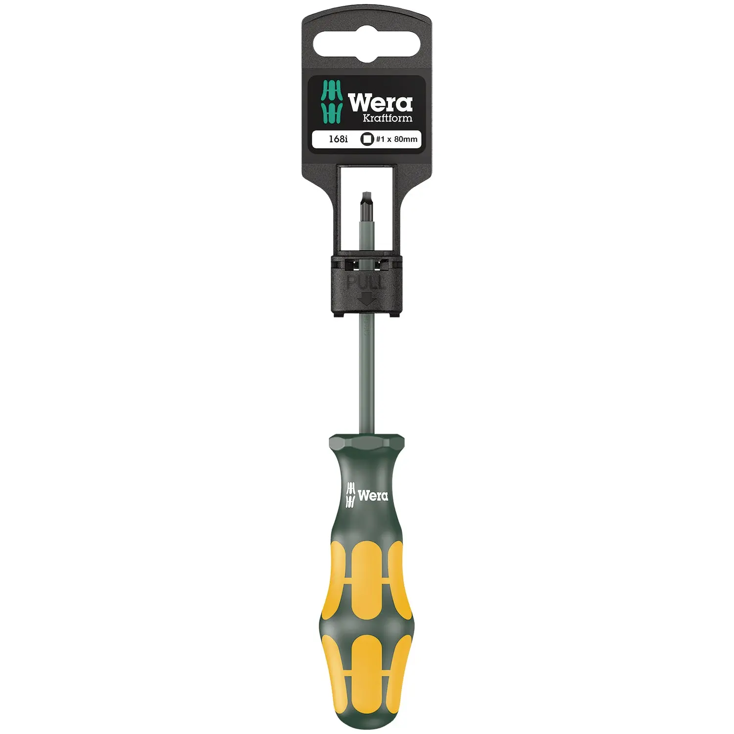 Wera 168 i SB VDE Insulated screwdriver for square socket head screws, # 1 x 80 mm