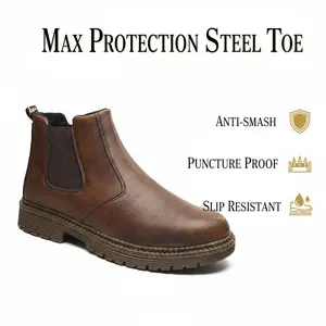 Versatile Splash-proof Smash-proof Puncture-proof Breathable Safety Shoes Unisex Chef Work Shoe Waterproof Anti-slip Durable Outdoor Comfortable with Reinforced Toe Protection and Flexible Midsole Delivering Superior Traction and Fatigue Relief Now