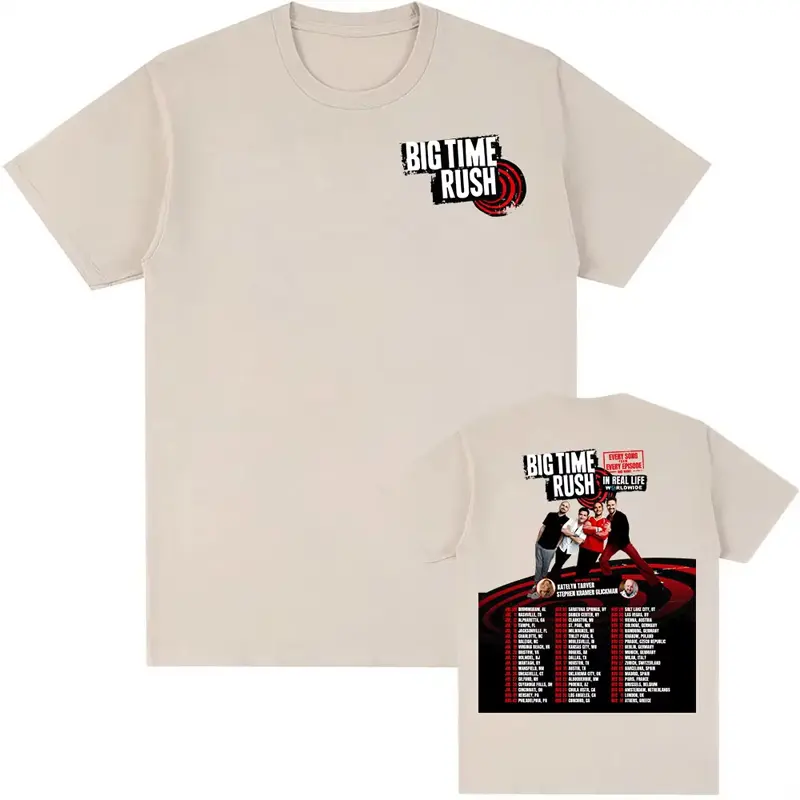 Big Time Rush In Real Life Worldwide Tour Shirt – Official BTR Graphic Tee