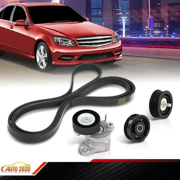 Mercedes-Benz Engine Serpentine Drive Belt Tensioning Tensioner & Idler Pulley Repair Tool Kit Set, 1 Kit