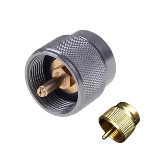 Flat Gas Tank Outdoor Stove Head Connection Port Converter, Propane Adapter, Solid Gas Mapp Adapter, Garden Tool Accessories