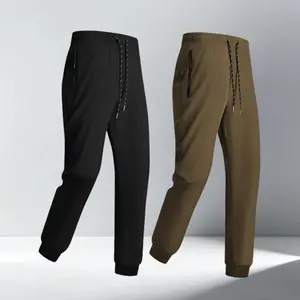 Men'S 2PCS Solid Loose Minimalist Relaxed Sweatpants, Versatile Year-Round Sports Trousers, Ideal For Autumn-Winter Sweats,Solid Fashion Sweatpants,Fashionable Jogger Sweatpants,Casual Sport Sweatpants,Gray Sweatpants Season,Loose Casual Sweatpants