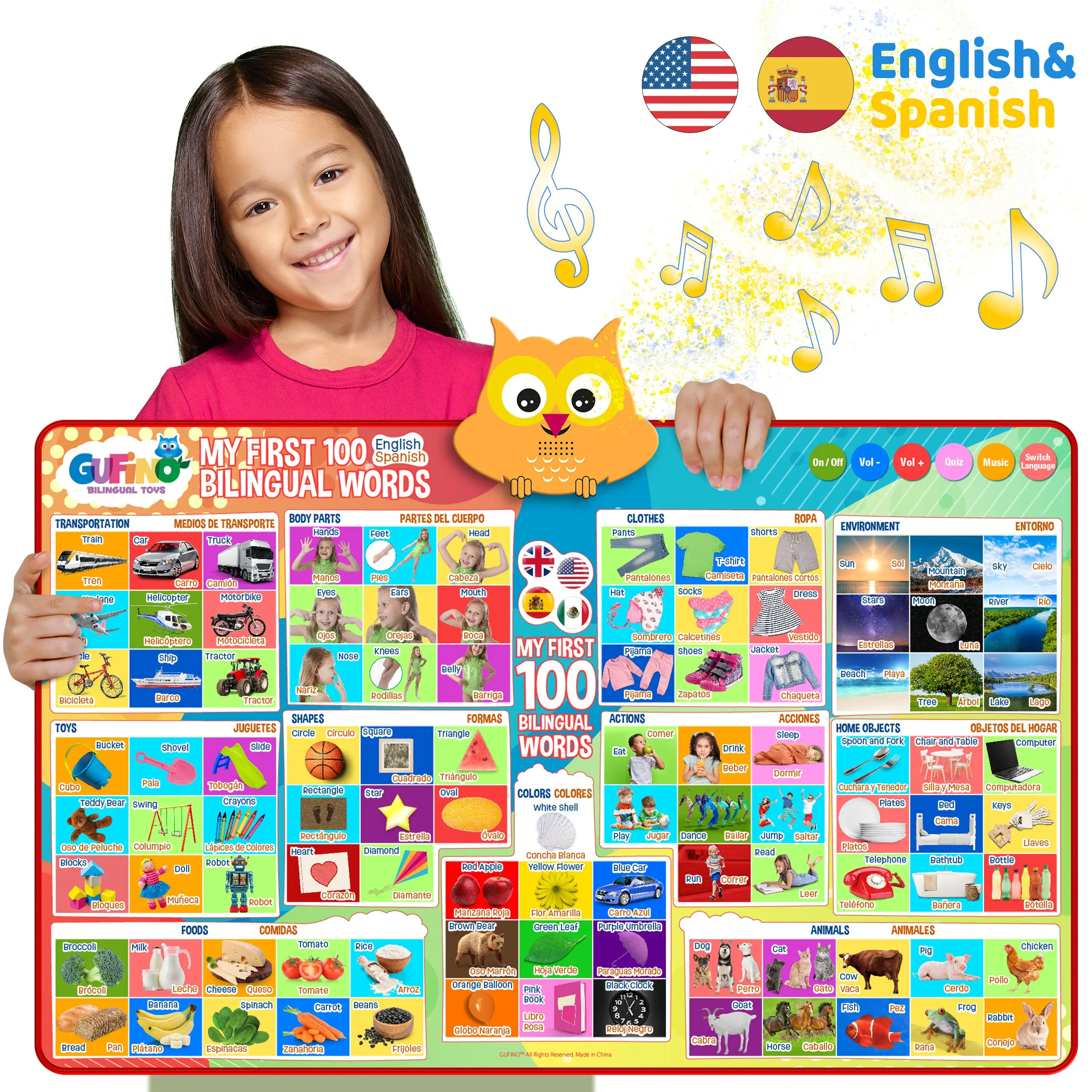 First 100 Bilingual Words in English & Spanish - TikTok Shop
