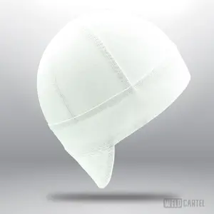 Deep Crown White Welding Cap Deep Crown White Welding Cap