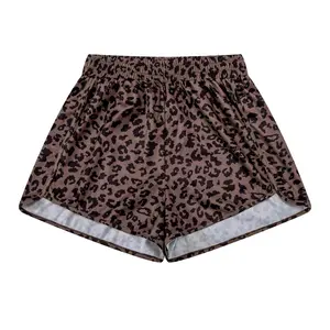 Leopard print shorts Fitted Shorts - Design for Women | Ideal Gym, Yoga & Everyday Wear - Breathable & Stretchy Bottom Bottom