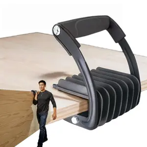 Panel Carrier Plywood Lifting Tool for Wood & Synthetic Cement Board Clamping Thickness up to 1 inch Drywall Carrying Tool