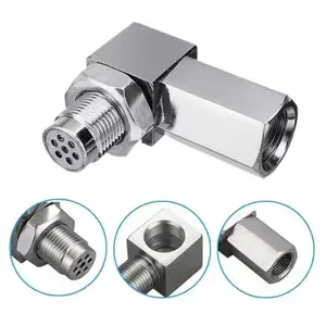 90 Degree Staninless Steel Connector，M18×1.5mm Thread Extension Fitting outdoorfun