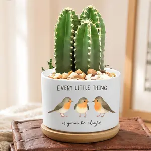 Garden Vase Planter Pots Suitable for Indoor/Outdoor Use - Elegant Planters with Drainage Holes, Multi-Component Vase for Succulent Flower Plant Display, Ideal for Patio, Porch, Living Room Decor - Ideal Gift for Women & Plant Lovers