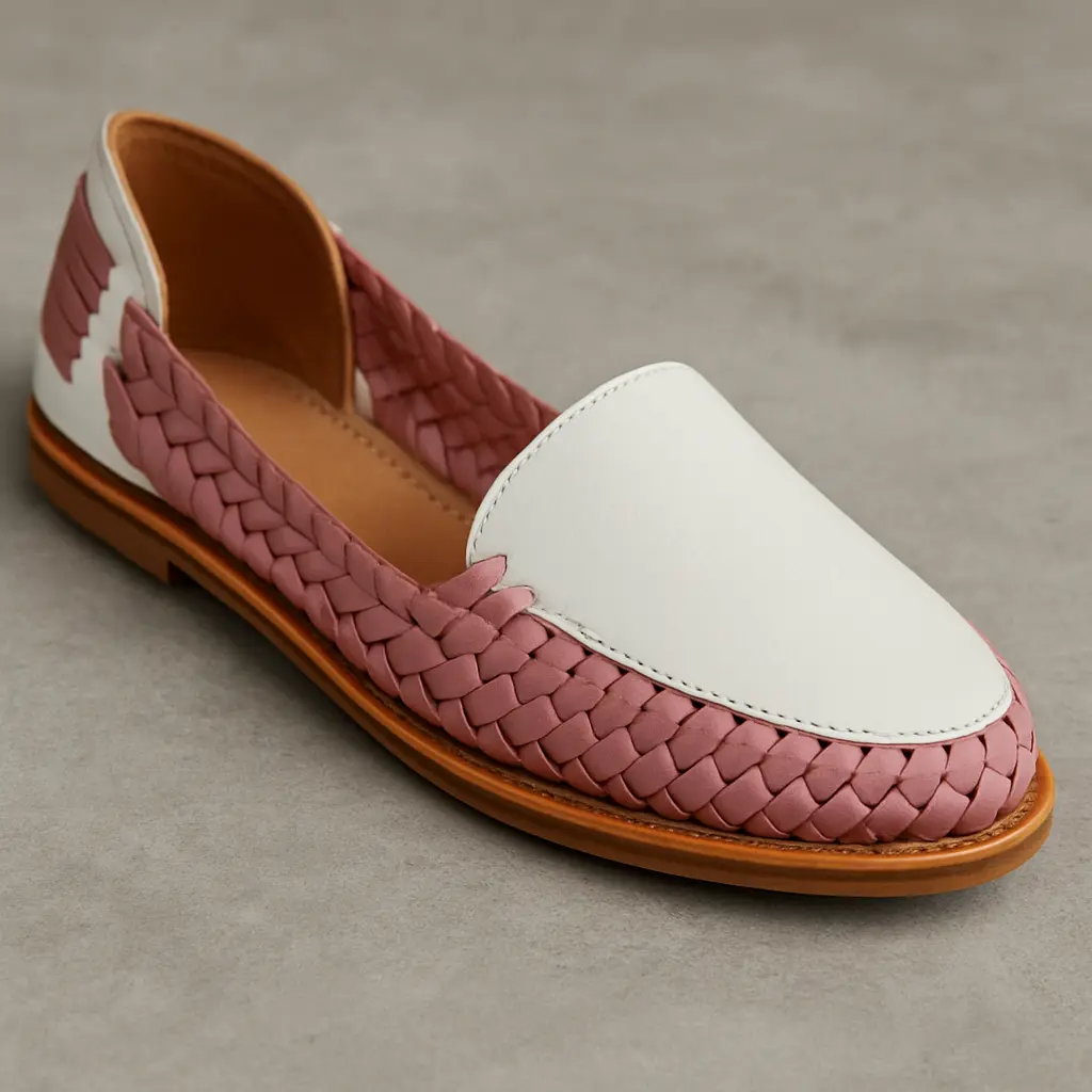 Gatita Embroidered Leather Flat Gatita Embroidered Leather Flat