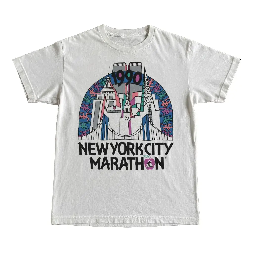 [SALE UP TO 20%] Vintage New York Marathon 1990 _ Graphics Tee, Gift for Him, Gift for Husband, Perfect Gift for Fans