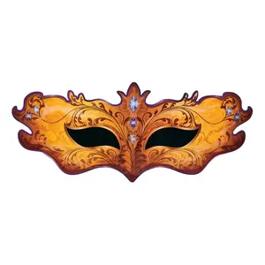 Stunning 27" Masquerade Mask Cardboard Cutout Stand-Up for Mardi Gras Events