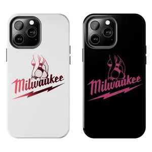 Vintage Garage Style Phone Case - Milwaukee Inspired Pin-up Design - Heavy Duty Industrial Style Phone Case  Compatible With iPhone 17-7 Pro Max Plus & Samsung Galaxy S26-S21 Ultra Plus Accessories Protection unisex