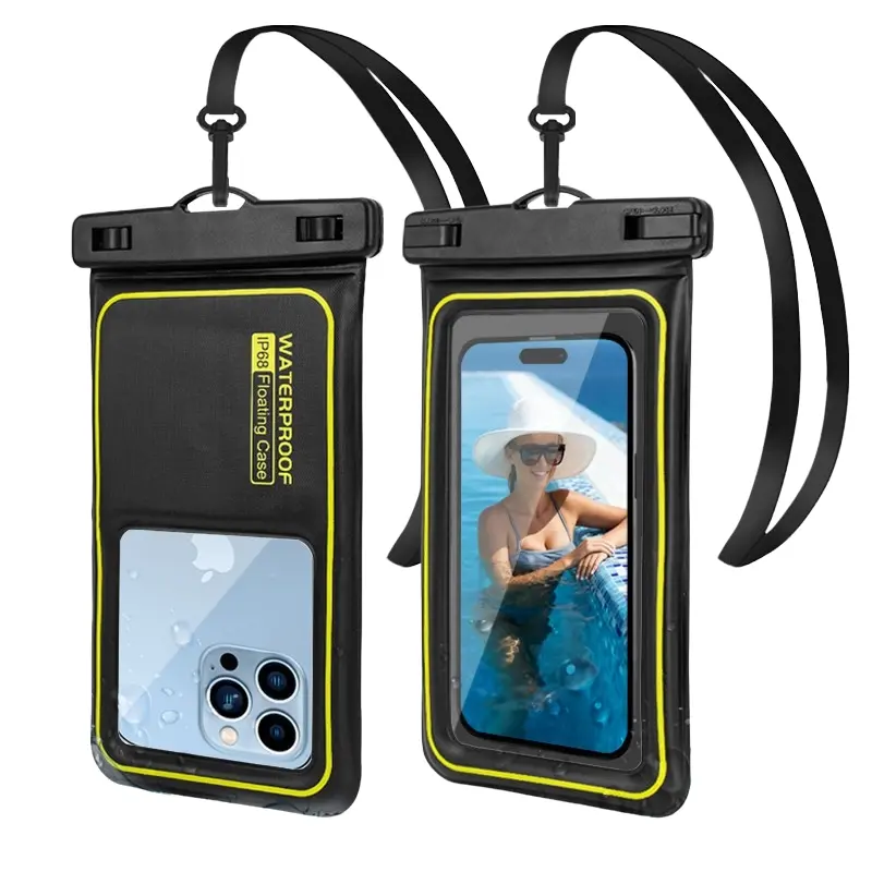 IP68 Waterproof Phone Bag, Sponge Floating Case with Lanyard, Touchscreen Compatible for iPhone 17 Pro Max 16 15 14 S25 S24, Travel Essential, Beach, Protection - TikTok Shop IP68 Waterproof Phone Bag, Sponge Floating Case with Lanyard, Touchscreen Compatible for iPhone 17 Pro Max 16 15 14 S25 S24, Travel Essential, Beach, Protection - TikTok Shop