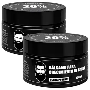 Beard Stimulant – Ultra Powerful Growth Balm, Beard Stimulating Balm, Moisturizes & Strengthens Beard, 100 ml / 3.5 oz