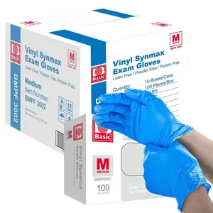 Blue Nitrile Disposable Gloves – Latex-Free, Non-Slip, 100PCS for Salon, Hair Coloring & Tattoo