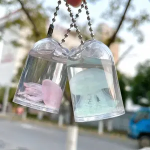 Cute Jellyfish Keychain,Stylish Keychain, Fashionable Keychain for Women & Men, Trendy All-match & Exquisite Keychain for Birthday Gift, Keychain Pendant,SummerVibe