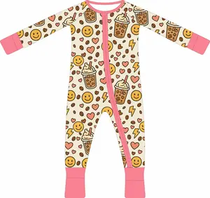 Coffee Cuties Bamboo Pajamas Kids Sleepwear