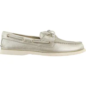 Sperry Womens Conway Metallic Boat Flats Casual - Gold