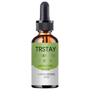 Trstay Gentle Facial Serum, Aloe Leaf Juice Brightening, Organic Sunflower Oil, Hyaluronic Acid, Anti-Wrinkle, Non-Irritating
