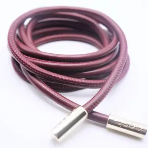 Burgundy Cord Belt