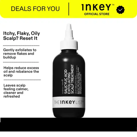 [The INKEY List] Salicylic Acid Exfoliating Scalp Treatment - For Flakey, Oily and Itchy Scalps