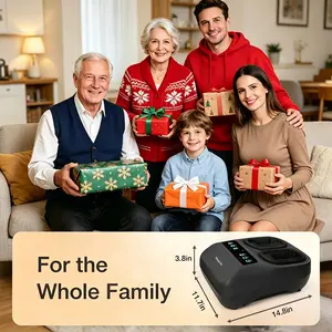2026 New Veicomtech Shiatsu Foot Massager with Heat – Electric Foot Massager Machine with Remote Control, Adjustable Vibration & Compression for Tired Feet & Muscle Relief (Black) Fathers Day Gift Ideas summerwins,summerwins