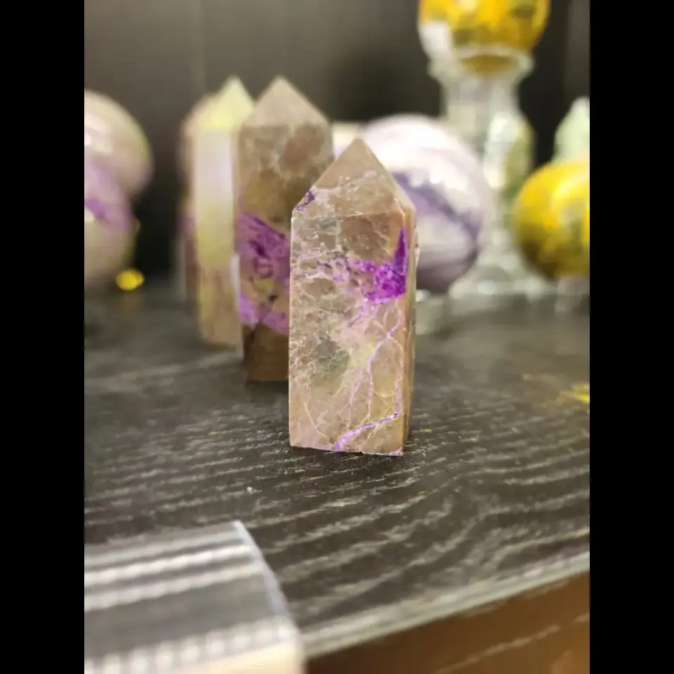💚✨ Atlantisite Points – Transformative & Grounding Crystal Towers! 🌿