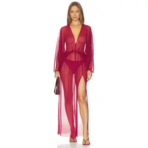 L'IDEE Capri Robe in Rouge Moonlight