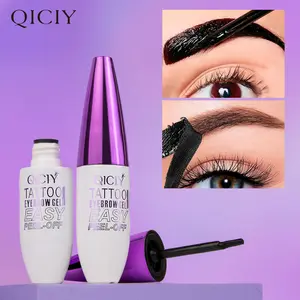 Peel-off brow gel, waterproof and sweatproof long-lasting brow mascara in black, gray and brown. Film-forming, medium coverage, gentle for all skin types. Easy peel-off makeup, perfect beauty gift for daily brow styling. eyebrow tint   eyebrow gel