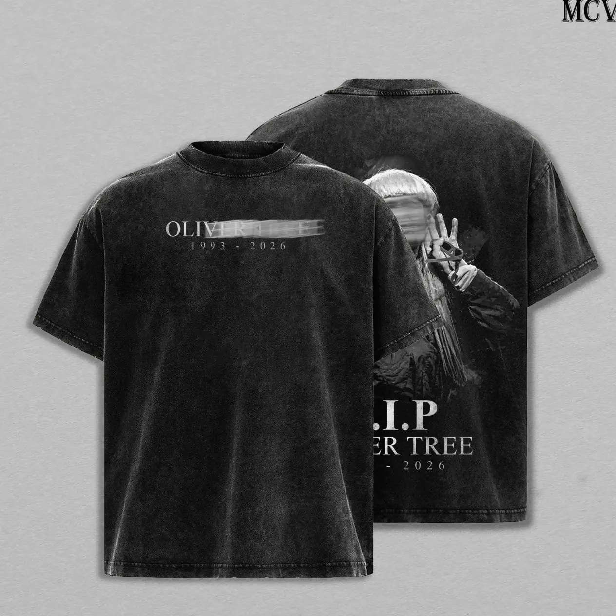 Vintage Oliver Trees 1993–2026 Memorial Washed T-Shirt, Hoodie & Sweatshirt | Alternative Pop | Indie Rock | Gone But Never Forgotten Music Graphic Tee | Heavy Cotton Unisex Oversized Streetwear Top 2R0