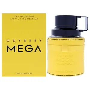 ARMAF Odyssey Mega Eau de Parfum 2 oz EDP Spray for Men Limited Edition Yellow Bottle