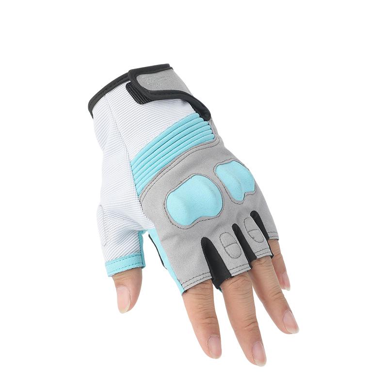 Half Finger Motorcycle Riding Gloves for Men and Women, Breathable, Non-Slip, Wear-Resistant, Touchscreen Compatible, Protective Outdoor Motorbike Gear for Summer