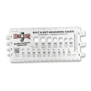 Vinyl Bolt & Nut Gauge