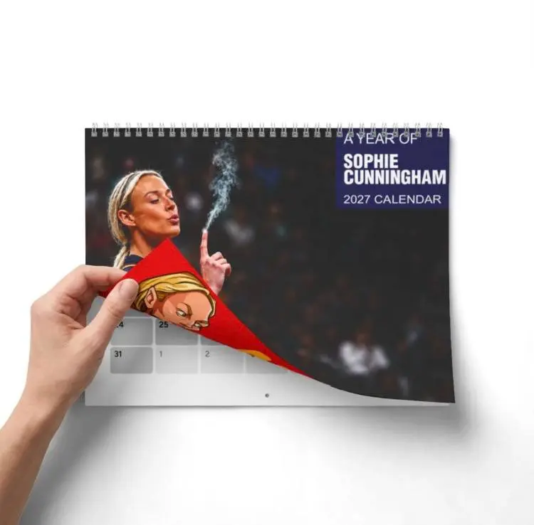 Sophie 2027 Calendar – Cunningham Women’s Basketball Wall Calendar, Sports Fan Photo Gift