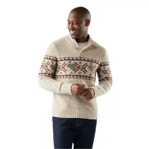 Men's Heavy Henley Sweater