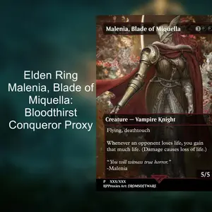 Malenia, Blade of Miquella:Bloodthirsty Conqueror Elden Ring Proxy