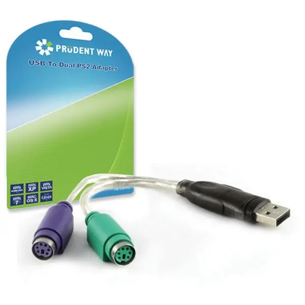 Prudent Way PWI-USB-PS2 USB To Dual PS2 Adapter