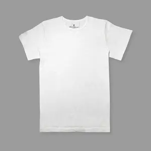 Premium Minimalist Solid White Cotton T-Shirt for Everyday Wear