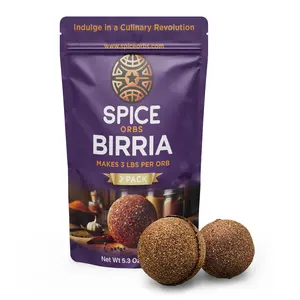 Medium Birria Orb 2-Pack – The Perfect Spice Bomb for Authentic Birria Crockpot Cooking – Instant Birria with Great Flavor – Makes 3-5 lbs Per Orb!