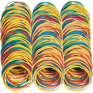 Rubber Bands 500 count size 19#19 rubber band Multicolor Small Rubber Bands for Office School  Elastic Hair Band Colors 50mm
