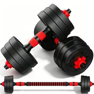 Adjustable Dumbbell Set, 44 Lbs Weights Dumbbells Sets,Barbell Weight Set with Connector, Workout Strength Training Equipment for Men Women Home Gym